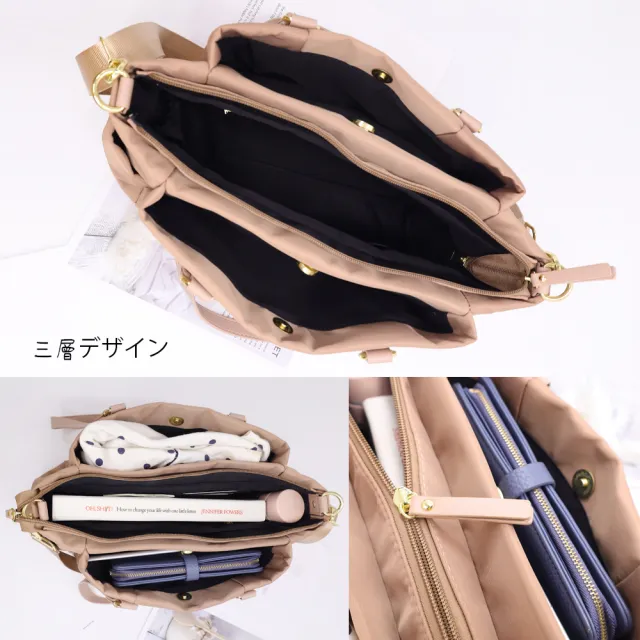 【Catsbag】雙11 三層尼龍托特包大方包 ZE078(#托特包 #公事包 #斜背包)