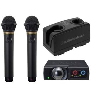 【audio-technica 鐵三角】AT-CLM9000TX AT-CR771W BC701 紅外線雙頻道無線麥克風
