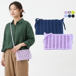 【ISSEY MIYAKE 三宅一生】GG系列 MOKKO 漁網翻蓋包(小/任選)