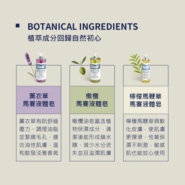 【La Corvette】香氛馬賽潔膚露/液態皂1000ml(多款任選)