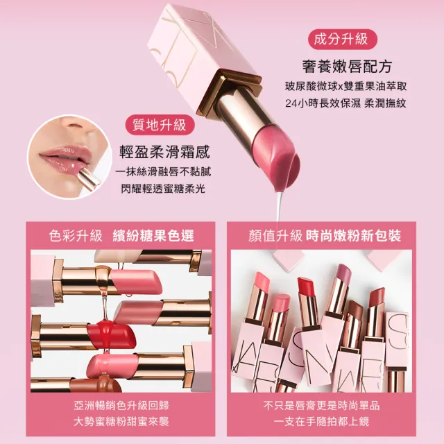【NARS】官方直營 激情過後嫩唇膏2入禮盒 新品上市