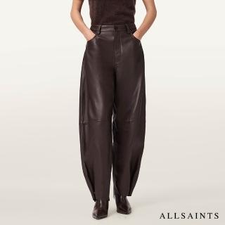 【ALLSAINTS】JETT 高腰羊皮繭型長褲 W026TD(寬褲版型)