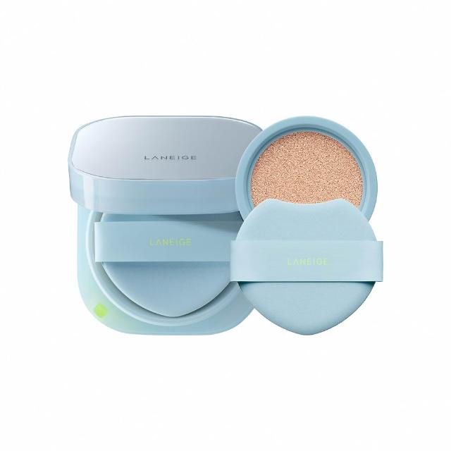 【LANEIGE 蘭芝】官方直營 NEO雙效持妝輕霧光氣墊 15gx2(蘭芝 1盒2蕊 防曬 涼感氣墊)