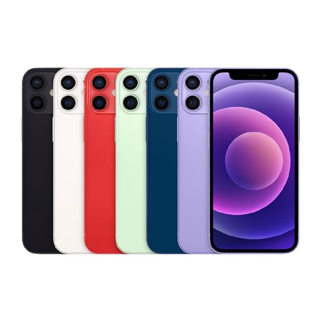 【Apple】A+級福利品 iPhone 12 128G 6.1吋(贈充電線+玻璃貼+透明殼)