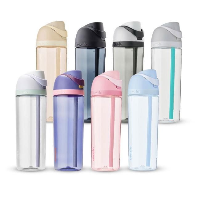 【Owala】2入組_Freesip Tritan 彈蓋+可拆式吸管運動水壺｜專利雙飲口｜-740ml/25oz(吸管水壺/彈蓋水壺)