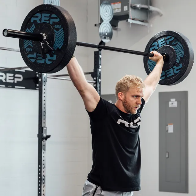 【REP】Black Canyon系列 中高階 奧林匹克 多功能健力槓/槓鈴桿 - 20kg 鍍鎳（亮銀）/可承重680KG