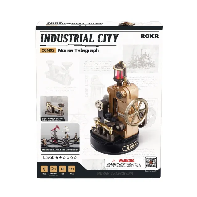 【ArtLife 藝術生活】CGM02 摩斯電報機 (Rolife若來☆ 微縮藝術精品 娃娃屋 DIY 交換禮物)