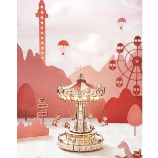 【ArtLife 藝術生活】EA02旋轉飛椅 (Rolife若來☆ 微縮藝術精品 娃娃屋 DIY 交換禮物)