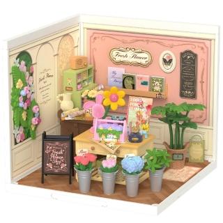 【ArtLife 藝術生活】DW017B 超級世界系列 花店(Rolife若來☆ 微縮藝術精品 娃娃屋 DIY 交換禮物)