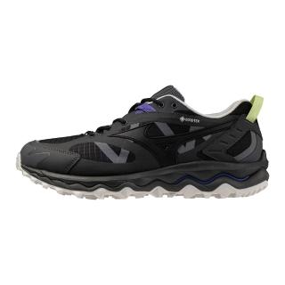 【MIZUNO 美津濃】Wave Mujin TL GTX 男 越野鞋 Gtx防水 野跑 黑 藍(D1GA237311)