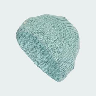 【adidas 愛迪達】Short Beanie 男女 毛帽 運動帽子 漁夫風 平織 藍綠(IY4642)