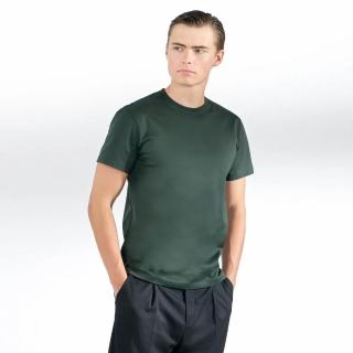 【Bread & Boxers】Crew-Neck Pima 圓領男用高端厚T - 森林綠 素t 短t 圓領 厚磅 短袖上衣