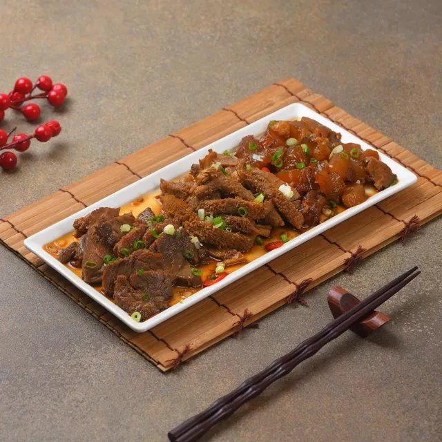 【寒舍集團】滷牛三寶拼盤 3入組/每入350g (寒舍 牛三寶 經典美食 )