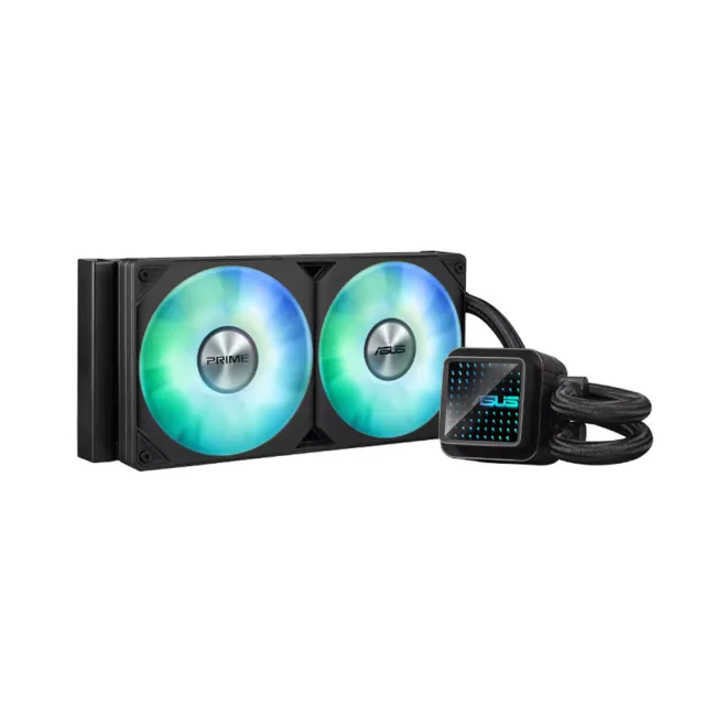 【ASUS 華碩】Prime LC 240 ARGB 一體式 CPU 水冷散熱器 - 黑色 (ASUS-LC-240-ARGB)