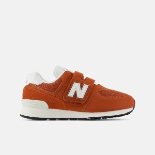 【NEW BALANCE】NB 運動鞋 童鞋 中童 大童 魔鬼氈 焦糖白 P57488L-W楦