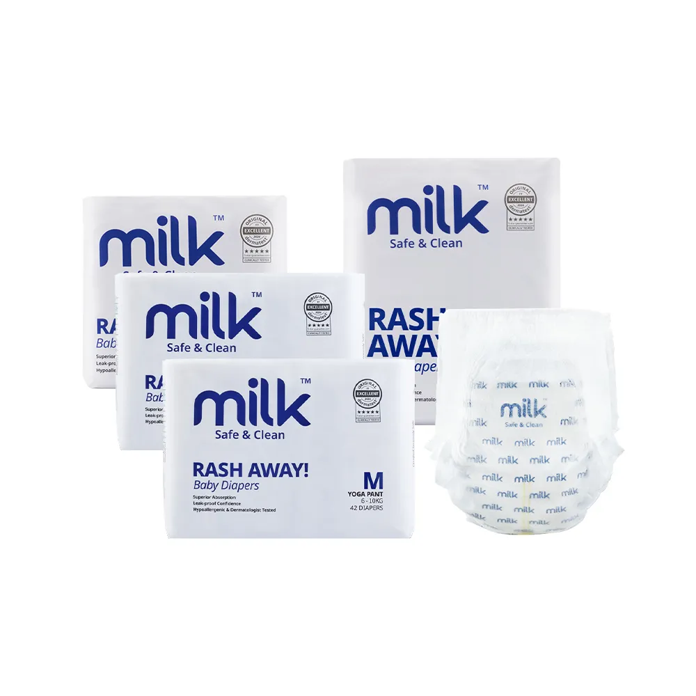 【milk】鎖水芯牛奶尿布 褲型 M-XXL-多款任選