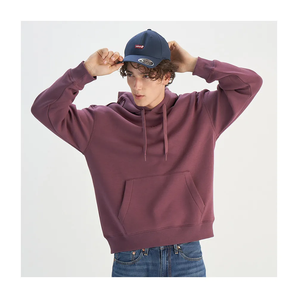 【LEVIS】男女 可調式環釦丹寧棒球帽/精工刺繡Logo/FLEXFIT 110吸濕排汗 藍 人氣新品 D7723-0003