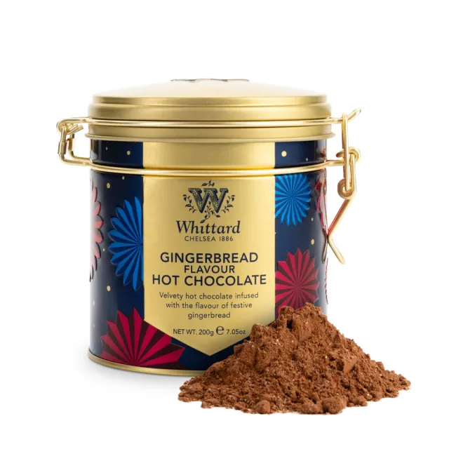 【Whittard】聖誕限定-薑餅風味巧克力粉-200克罐裝