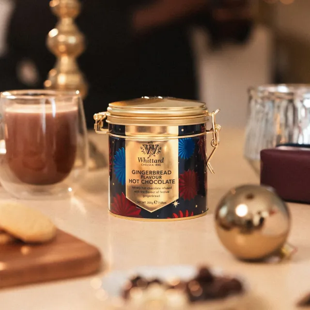 【Whittard】聖誕限定-薑餅風味巧克力粉-200克罐裝
