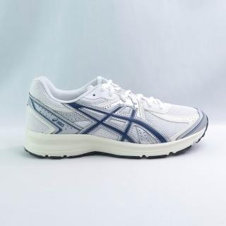 【asics 亞瑟士】JOG 100S 男 運動休閒鞋 (1203A684105 白銀藍)