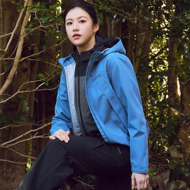 【Discovery Expedition】女版防水拉練外套 機能外套(DWWJ3H051-BLD)