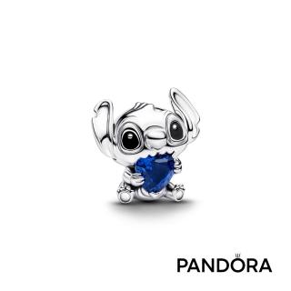 【Pandora 潘多拉】迪士尼《星際寶貝》史迪奇藍色愛心造型串飾