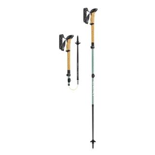 【LEKI】Makalu FX Carbon 長握把單碳纖維折疊登山杖 1對 65620621S 65620622C