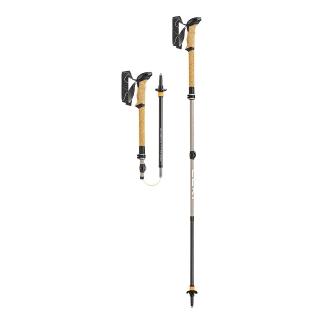 【LEKI】Makalu FX Carbon AS 長握把單碳纖維折疊避震登山杖 1對 65620631S 65620632C