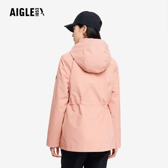 【AIGLE】女 GORE-TEX 防水透氣外套｜AG-5A205A236 深粉紅(女外套 防水透氣外套 防風外套 Goretex)