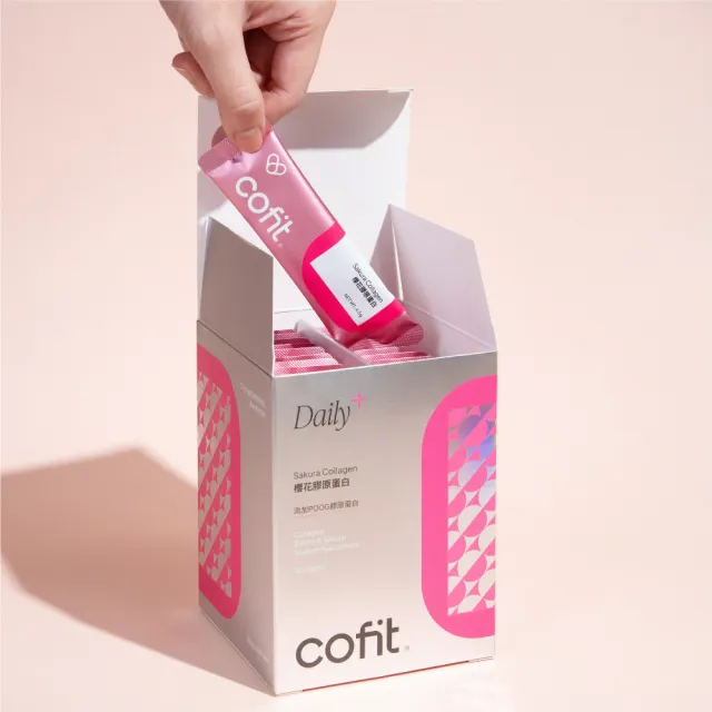 【Cofit】櫻花膠原蛋白 純度95%以上 無腥味好入口 養顏美容 青春美麗(30包/盒)5入組