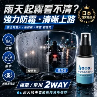 【寶媽咪】機車全方位雙效防霧安全帽清潔組(防霧/除霧/安全帽清潔/眼鏡起霧)