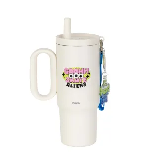 【Beast Kingdom 野獸國】玩具總動員 三眼怪 滑板款 隨行保溫杯 770ml (附吊飾)