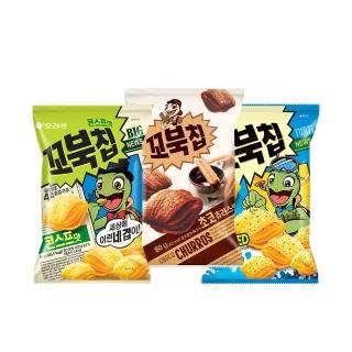 【好麗友】零食箱6件組(烏龜餅X3包+陽光波浪玉米脆片X3件)