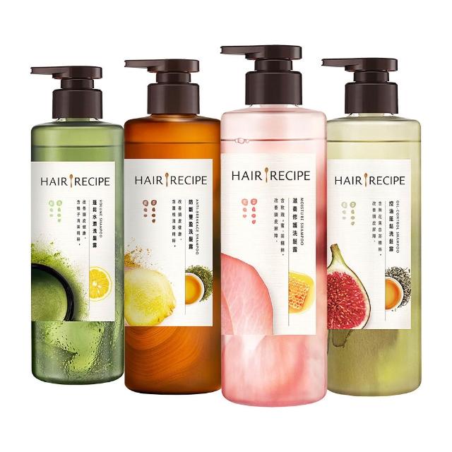 【Hair Recipe】髮的食譜 混搭任選組 全新!洗髮精/潤髮乳510gx3(控油x防斷x強韌)