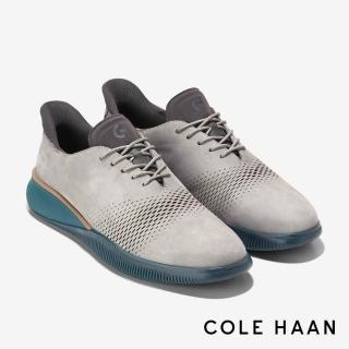 【Cole Haan】6.ZG LASER QUICK-ON OXFORDS 雷射打孔牛津鞋 男款寬楦 雨林綠/烏鴉灰(C42832)