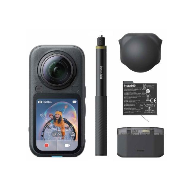 【Insta360】X6 8K全景運動相機-全能套裝(公司貨)
