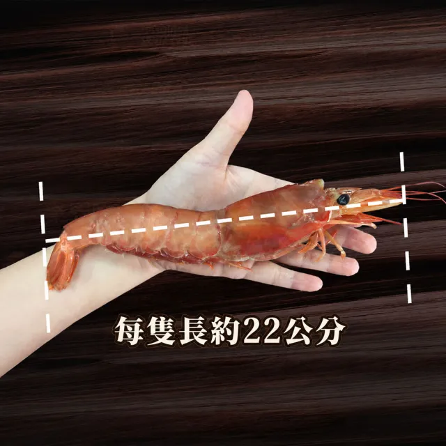 【築地一番鮮】檸檬牌(特大)天使紅蝦  2kg｜生食等級/L1規格(約30尾/盒)