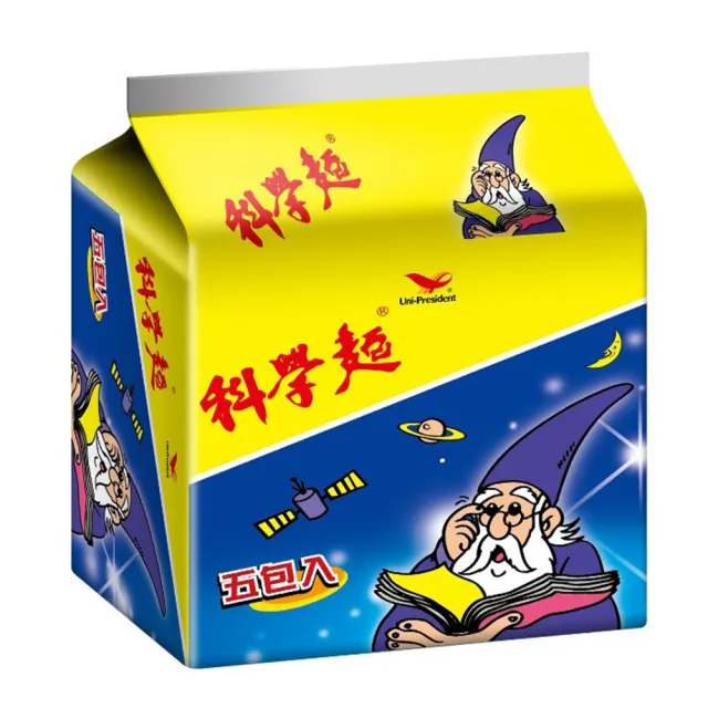 【統一】科學麵5入x4袋(中元)