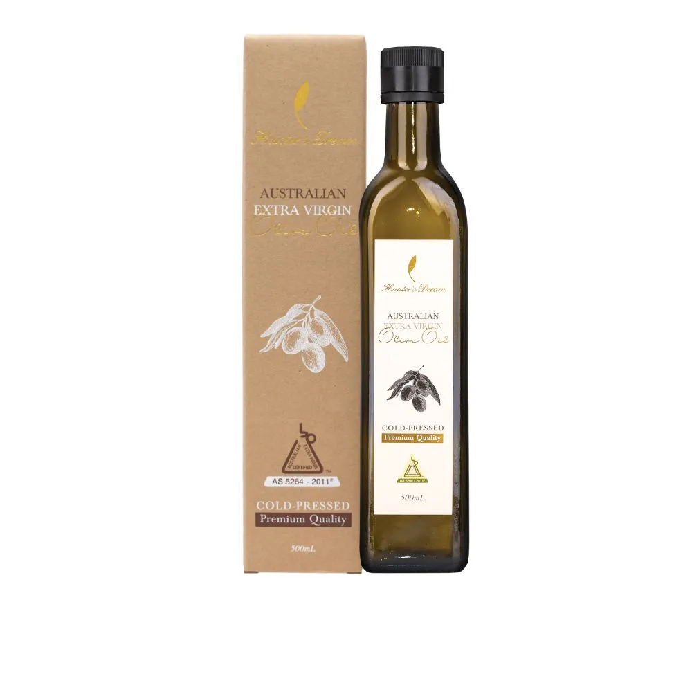【Hunter’s Dream 獵人谷之夢】澳洲原裝特級初榨橄欖油 500ml(可生飲/酸價0.2%/三大國際認證)