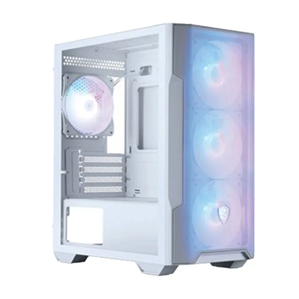【微星平台】I3 四核 RTX 5050 Win11 {夢幻草莓V W}電競機(i3-14100F/H610/16G D4/1TB)