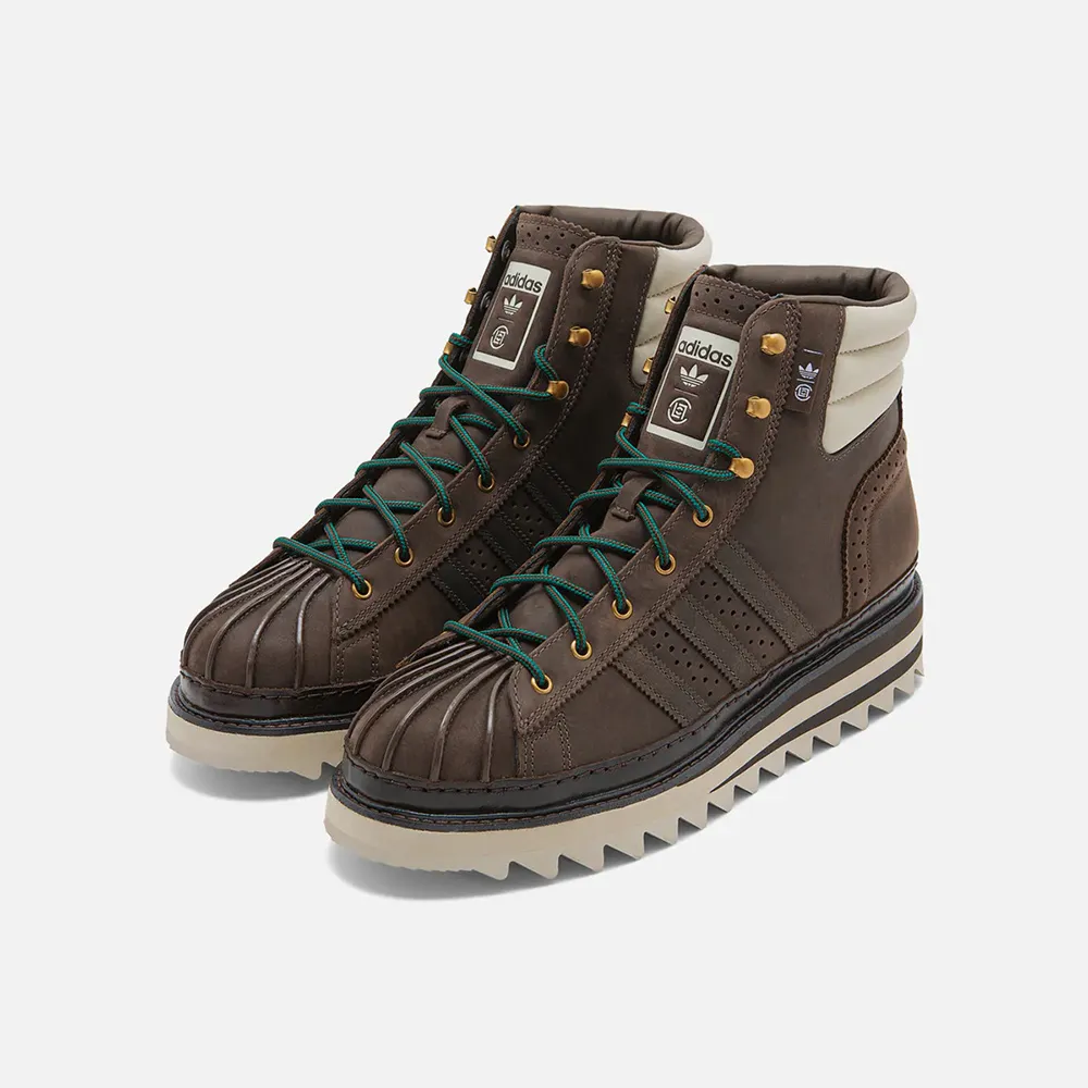 【adidas 愛迪達】CLOT PRO MODEL BY EDC 聯名 陳冠希 棕色 男鞋(JQ1263)
