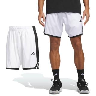 【adidas 愛迪達】Adidas Crazylite Short 男款 白黑色 吸濕 排汗 球褲 訓練 運動 短褲 KV9678