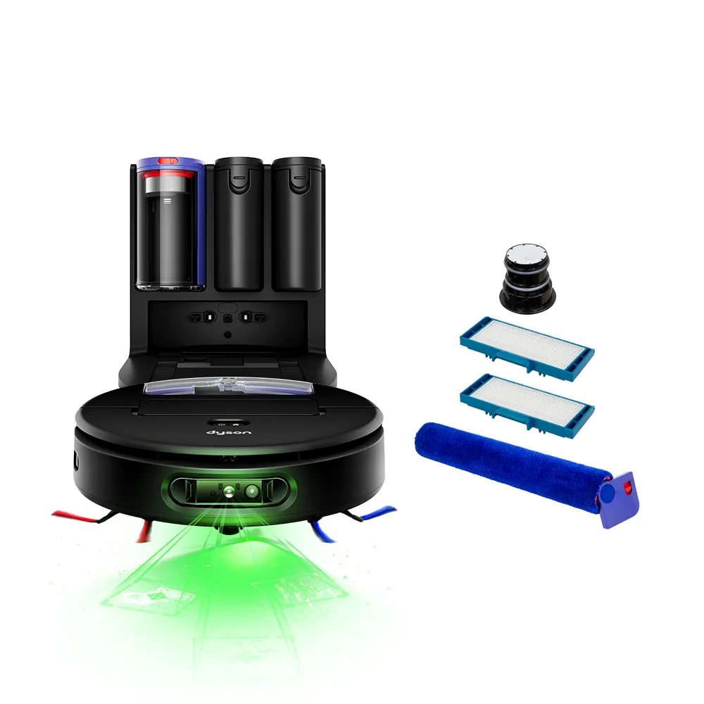 【dyson 戴森】RB05 Spot+Scrub Ai 掃拖機器人 (滾筒掃地機/智能偵測/熱活水洗地/自清潔)