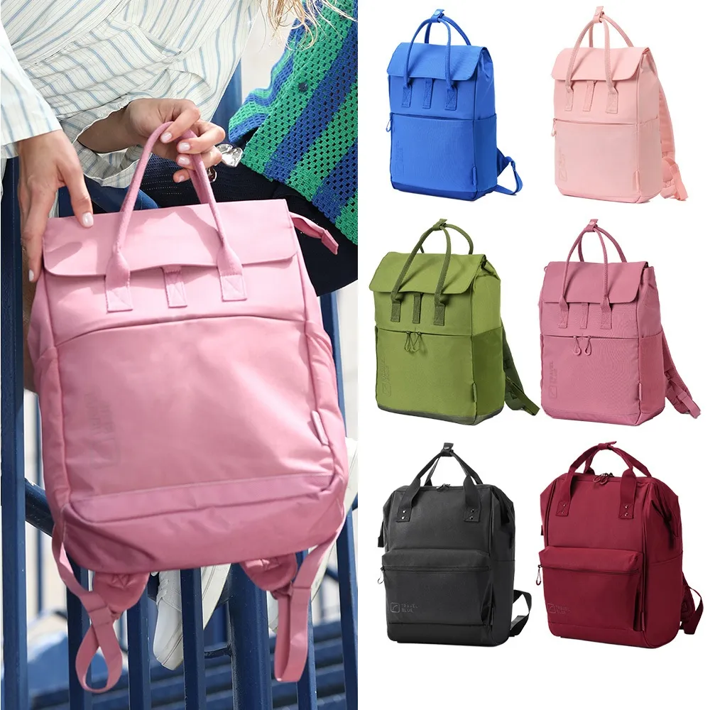 【Travel Blue 藍旅】Daypack系列 手提後背包(登機包 收納)