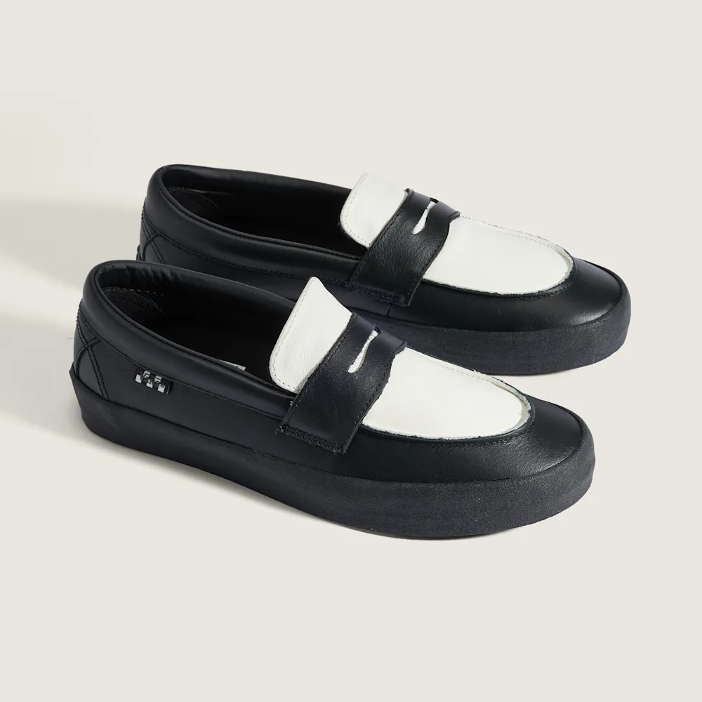 【VANS】官方旗艦 Skate Loafer 黑白色樂福鞋 休閒鞋