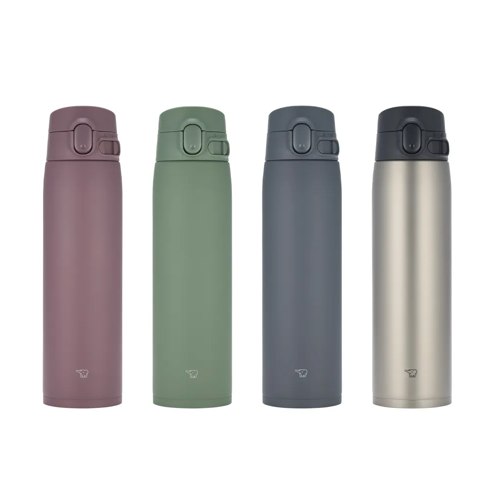 【ZOJIRUSHI 象印】MOMO專售 不銹鋼一體式中栓彈蓋式真空保溫保冷杯-720ML(SM-VH72 保溫瓶/保冰/環保杯)
