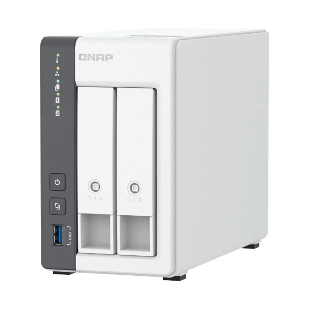 【QNAP 威聯通】 搭WD 4TB x2 ★ TS-216G 2Bay NAS 網路儲存伺服器