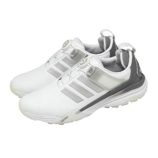 【adidas 愛迪達】高爾夫球鞋 Adipower 26 SL Boa 男鞋 防水 寬楦 白 無釘 JS4140