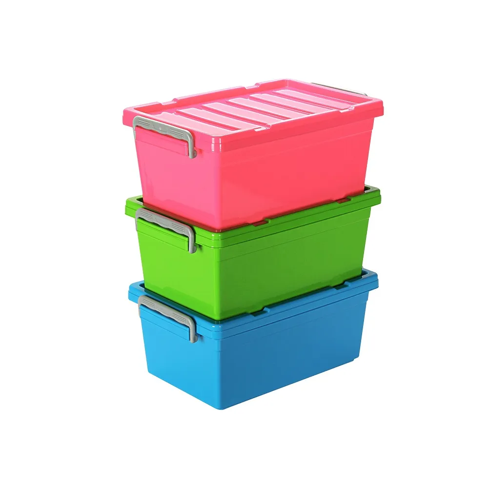【KEYWAY 聯府】達拉整理箱13.5L-6入 顏色隨機(儲物 收納箱 炫彩玩色 MIT台灣製造)