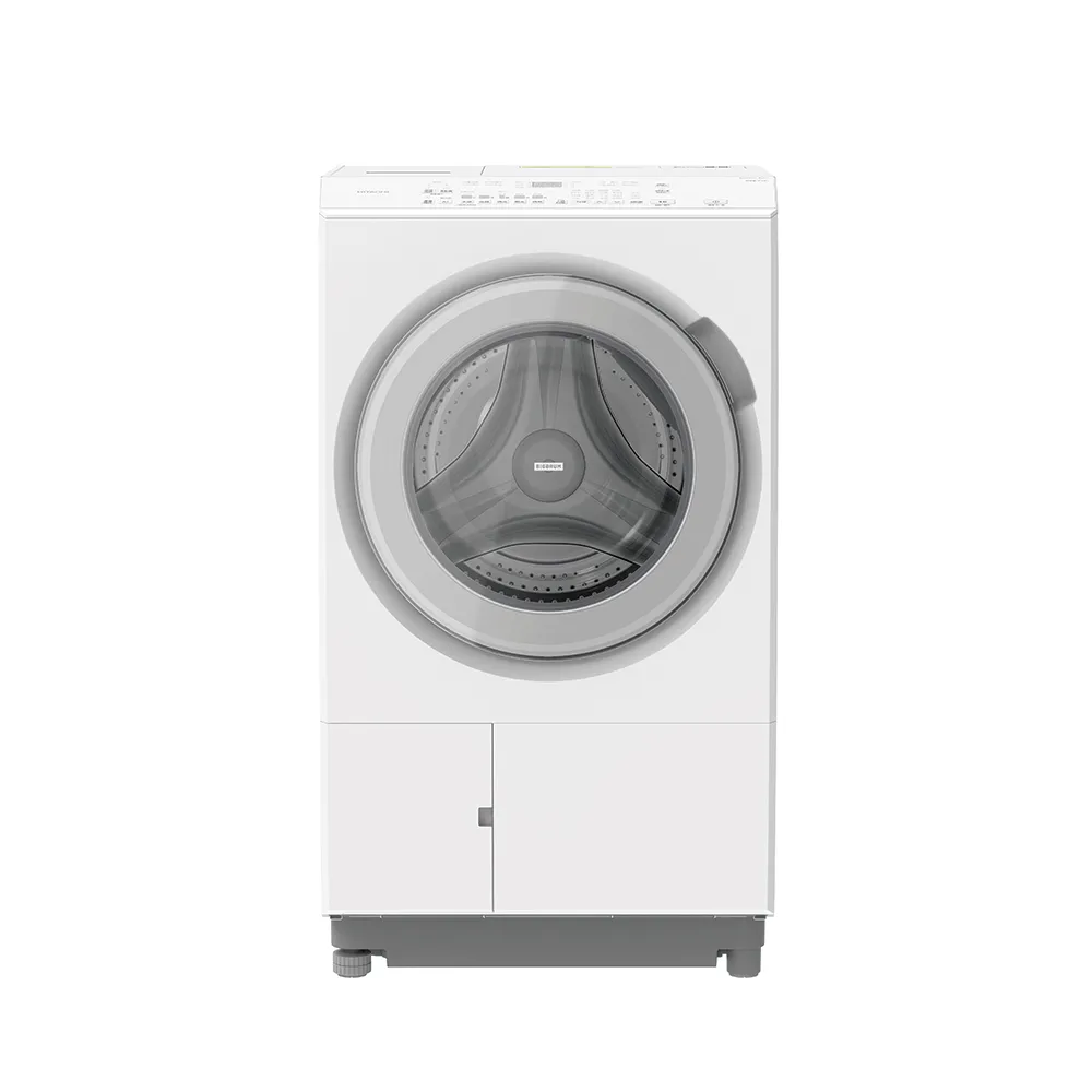 【HITACHI 日立】15KG 日製AI智能感測變頻右開熱泵滾筒洗脫烘洗衣機(BD-SX150JJR-W)